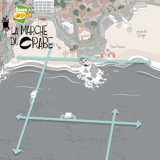 Jeu LA MARCHE DU CRABE (dès 8 ans)