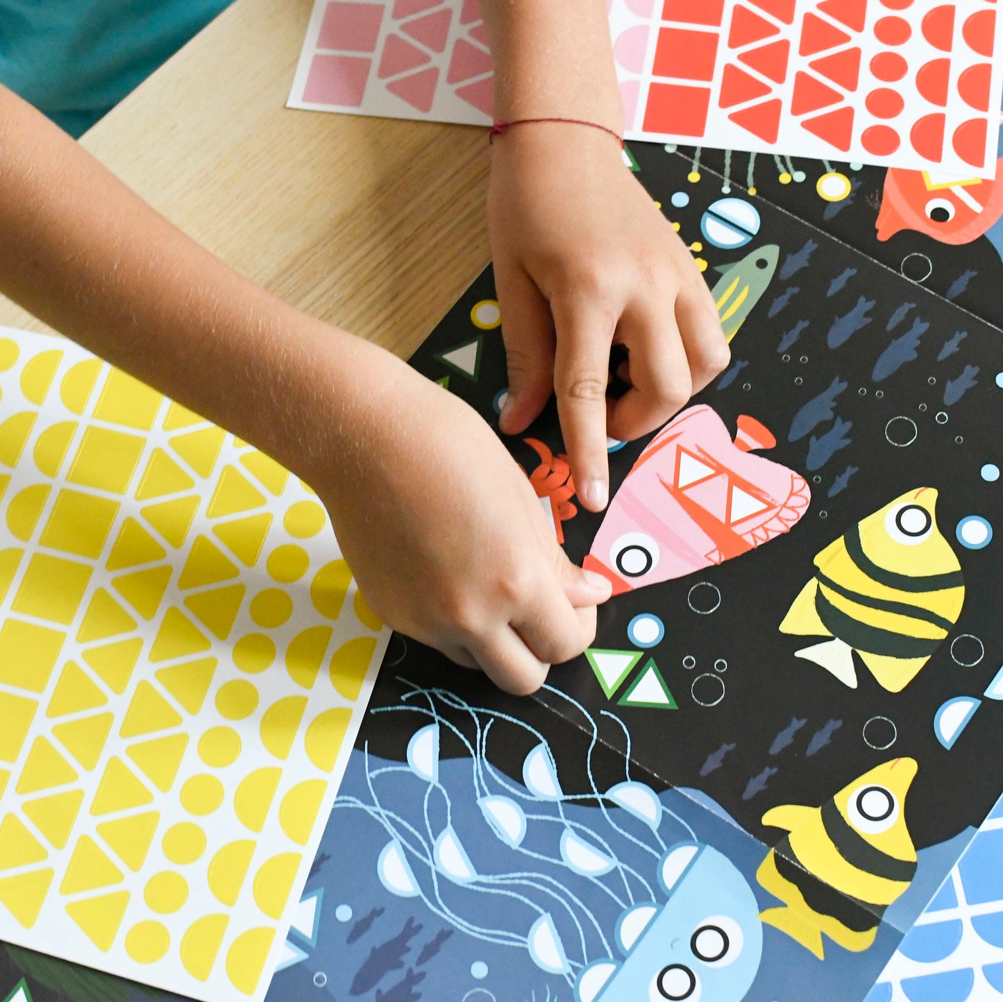 Poster créatif 750 Stickers AQUARIUM (3-7 ANS)