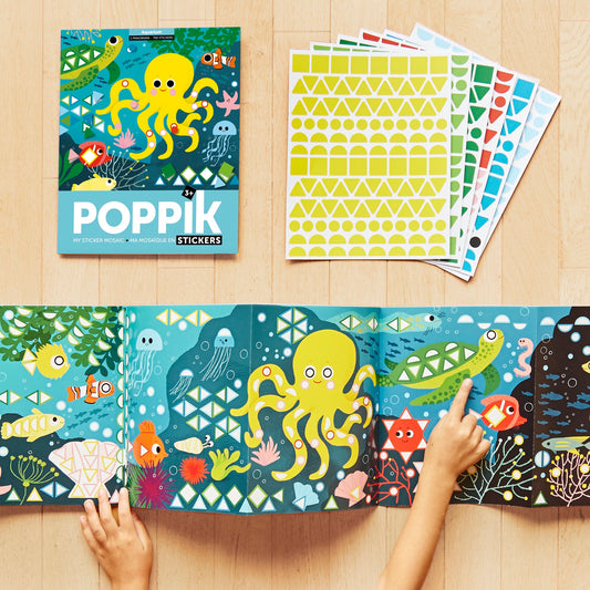 Poster créatif 750 Stickers AQUARIUM (3-7 ANS)